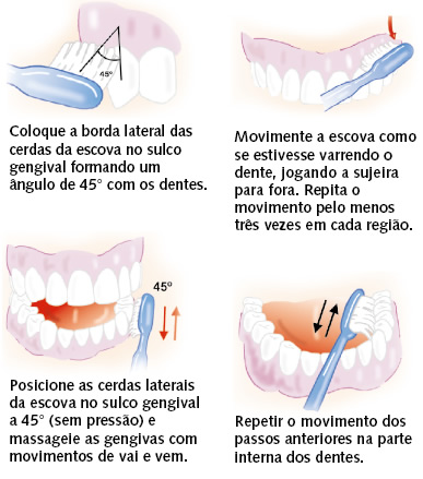 como escovar os dentes