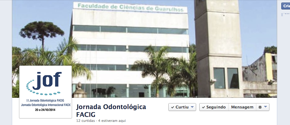 Jornada Odontológica FACIG page